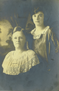 Beulah Irene Snyder and mother, Mary Belle Gilbreath