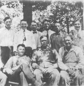 John Charles Snyder on far right 1st row