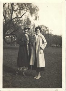 Caroline Louise Snyder with friend in Washington DC